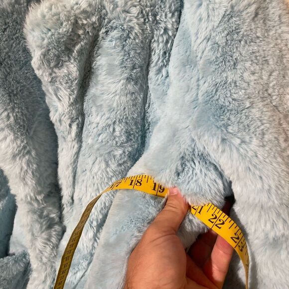 Apparis Sky Blue Teddy Jacket - Picture 6 of 7